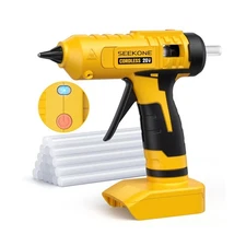 SEEKONE Hot Glue Gun, 100W Cordless Hot Glue Gun for Dewalt 20V Bat... Fast Ship