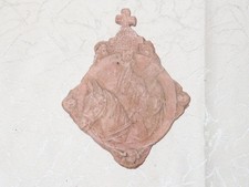 Antike Klosterarbeit Tonrelief Heilig Blut Weingarten Württemberg wohl um 1800!