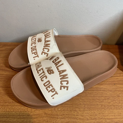 New Balance sandalo uomo marrone bianco slip on casual stile vita