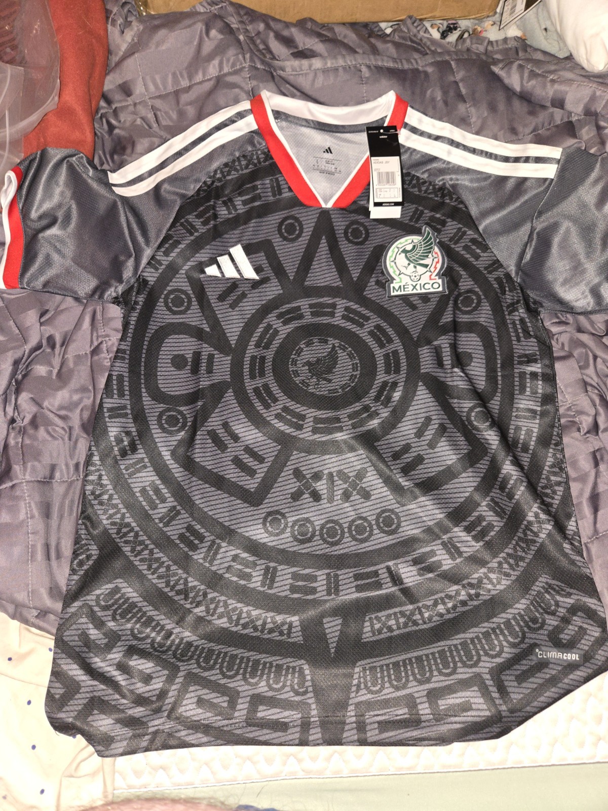 Mexico National Team Black And White Adidas Size Small