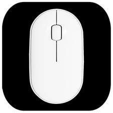 Mini Mouse Pad, 6x6 Inches, Waterproof Non-Slip Rubber Base, for Laptop, Keyb...