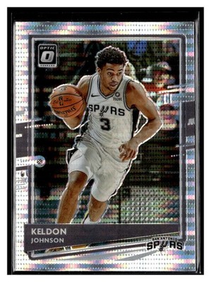 2020-21 Donruss Optic #10 Keldon Johnson Siler Pulsar San Antonio Spurs