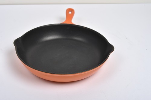 LE CREUSET poêle en Fonte émaillée No 23 Vintage orange - Imagen 4 de 10