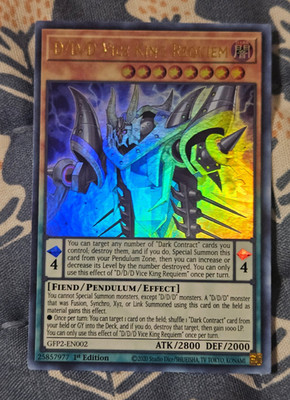 D/D/D Vice King Requiem GFP2-EN002 Yugioh