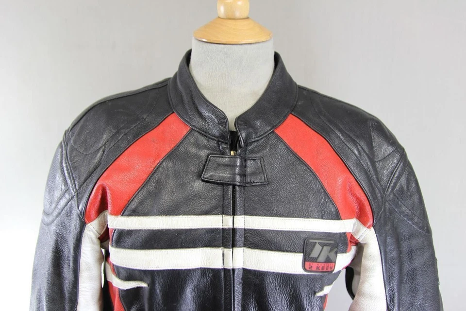 JAQUETA DE MOTOCICLISTA HEIN GERICKE '2 KEEN' COURO COM ARMADURA CE REMOVÍVEL 40 POLEGADAS - Imagem 3 de 4