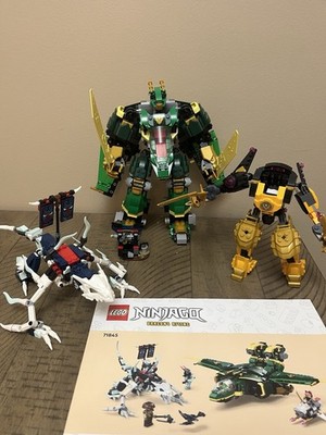 Lego Ninjago Lloyd's Jet Mech 71845 Arin's Spinjitzu Battle Mech 71839 Builds