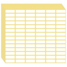 1680 Pcs Matte White Labels Blank Stickers Small Small, 1680pcs 10x20mm