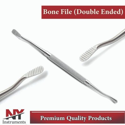 Dental Medical Instruments Bone File Filler Cross Cut Straight Shaping BEADEN 
