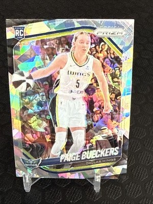 PAIGE BUECKERS RC 2025 Prizm WNBA Cracked Ice Prizm #5 Wings FREE SHIPPING RC