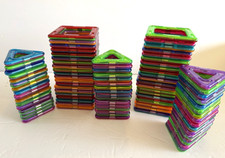 Magformers Magnetic Tiles Lot Of 89
