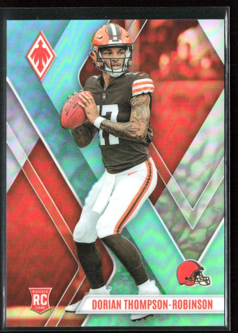 Dorian Thompson-Robinson 2023 Panini Phoenix Teal RC /150 #124 Cleveland Browns