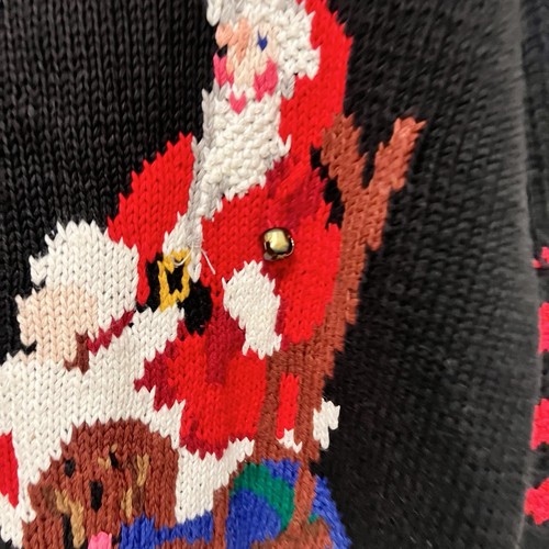 Alexandra Bartlett S Eagles Eye Stitched Heavyweight Christmas Sweater Rare - Bild 9 von 9