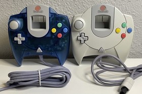 Sega Dreamcast Bundle Console, 2 OEM Controllers, Power/AV Cords, 3 Games TESTED