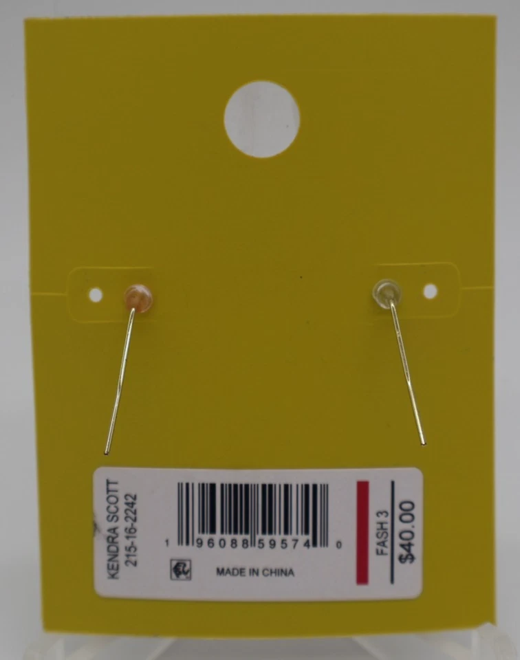 Kendra Scott Aria Magnesite 14K Gold Over Brass Drop Earrings Red Magnesite - Image 4 of 4