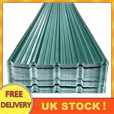 Metal Cladding Roof Sheets Corrugated Garage Carport Shed Roofing Panels 12/24X