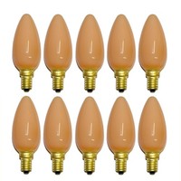 10 X GlüHbirne Kerze Softone Flame Terracotta 25W E14 GlüHlampe 25 Watt Kerzen