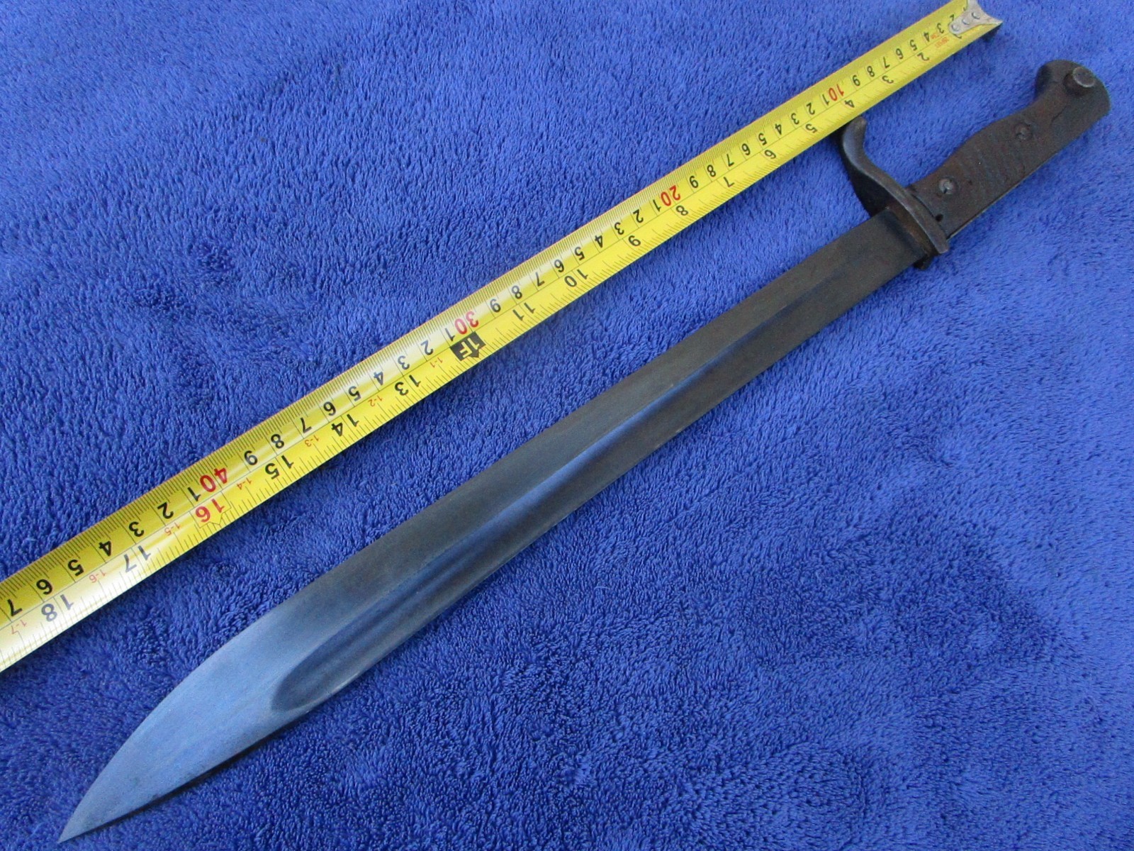 ORIGINAL GERMAN M1898 BUTCHER BAYONET AND SCABBARD RARE MAKER CITO