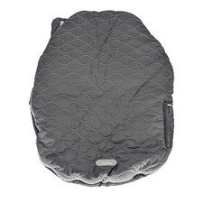 JJ Cole Bundleme Stroller Cover Toddler Black Gray Quilted Fleece Lined Travel