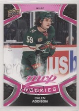 2021-22 Upper Deck MVP Rookie Magenta 8/100 Calen Addison #221 0c3