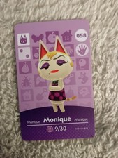 Animal Crossing Amiibo Card Monique