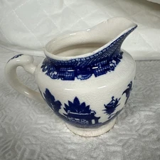Vintage Blue Willow Creamer Made in Japan