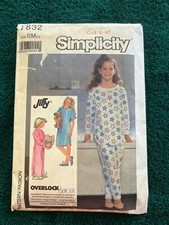 Simplicity Patterns  CUT PATTERNS  All Size 7           Listing 8177
