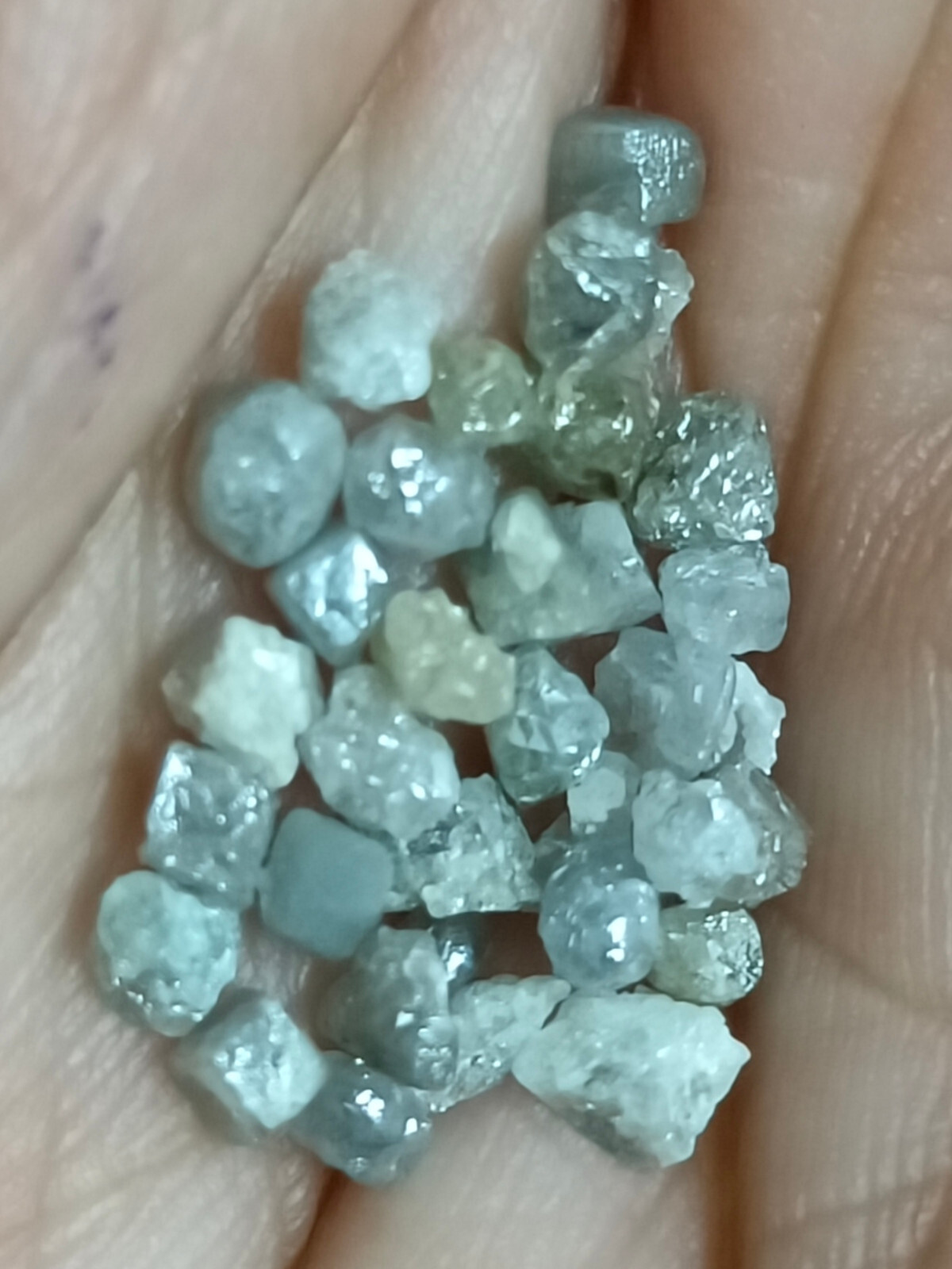 10.00+ Ct Top Quality Natural White Uncut Raw Rough Loose Diamonds - 4. ...