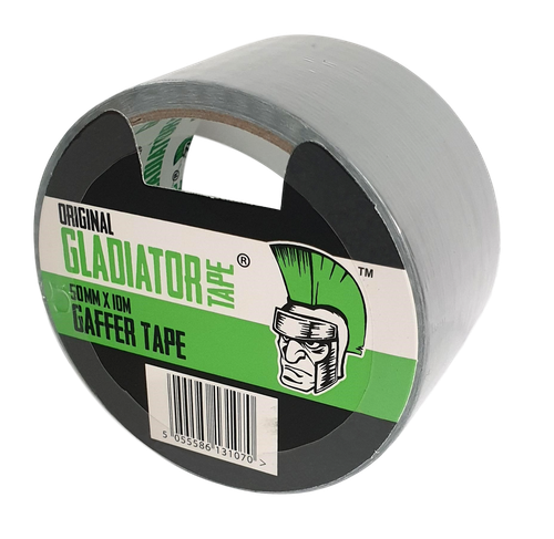 Duct Gaffer Tape 50mm x10m Premium Waterproof Heavy Duty Duck Gaffa Black Silver - Picture 2 of 8