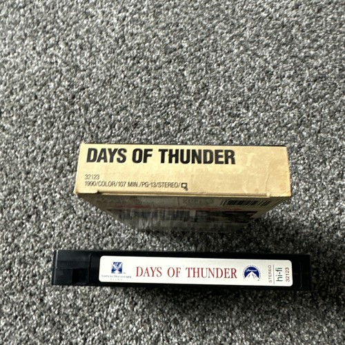 Days of Thunder VHS 1990 Tom Cruise Nicole Kidman - Picture 3 of 3