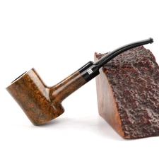 Handmade Briar Wooden Smoking Tobacco Pipe Classic Billiard Bent Pipe Fit 9mm