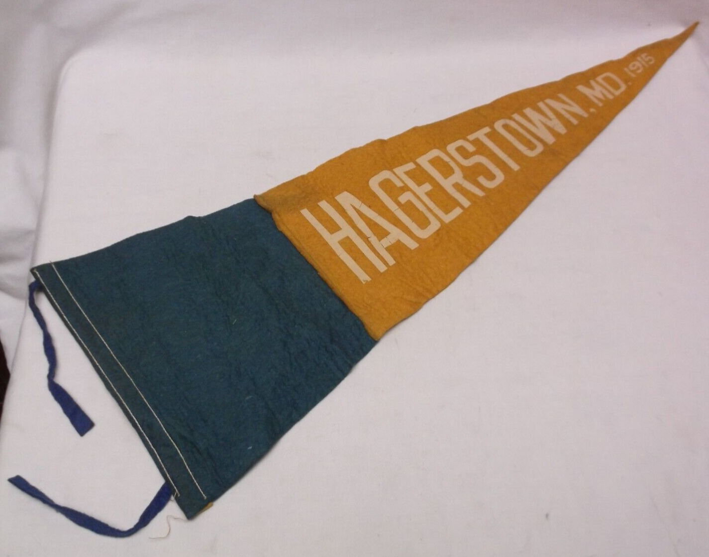 Antique 1915 T.O.T.E. Redmen Felt Pennant Hanover Pa Hagerstown Md eBay
