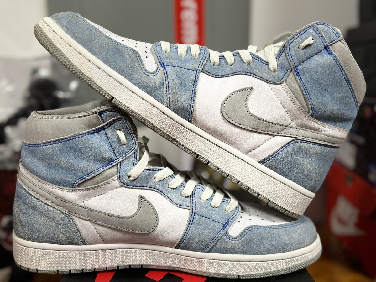 Air Jordan 1 Hyper Royal/ All Sizes 4-13/ blue and grey/ Authentic Air Jordan 1 Retro High OG  main image 2
