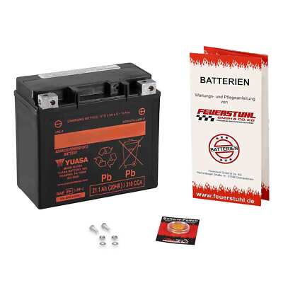 YUASA Batterie Yamaha YFM 700 Kodiak, 2016-2023, 20Ah-320A AGM, inkl 7,50  Pfand
