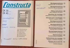 Constructa EinbauKühlschrank CK30.../CK40...,Gebrauchsanweisung,Montageanleitung