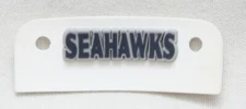 NOS Seattle Seahawks 3D Rubber Team Name Front Bumper Decals for Schutt Air XP