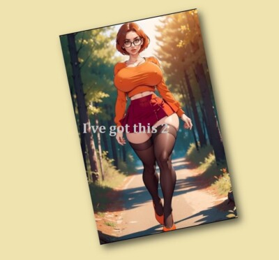 Foto Kühlschrankmagnet Velma Scooby Doo Illustrierte Fantasy Kunst 2656
