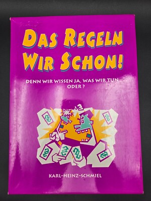 Das Regeln Wir Schon Board Game Moskito German Vintage