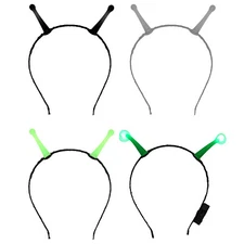 Alien Antenna Headband Headwear Hair Accessory Cosplay Supply Props for Themed 