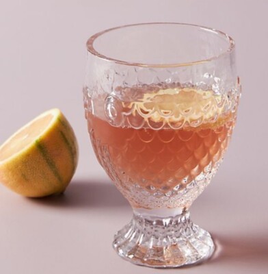 Five New Small Scale Anthropologie Fresca Fish Glass Holiday Seasonal Glassware