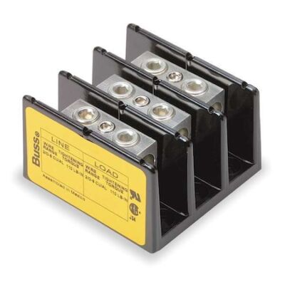 Eaton Bussmann 16204-3 Min Pwr Dist Block,175A,3P,2/0-8Awg,600V