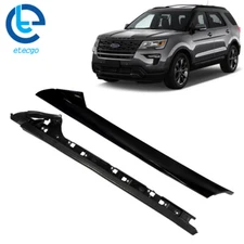 Black Right Side Pair Windshield A-Pillar Molding Trim For Ford Explorer 2011-19