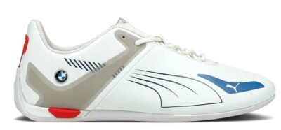 MENS PUMA BMW MMS A3ROCAT AEROCAT M WHITE DRIVING RACING KART CAT