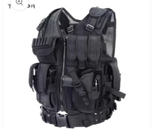 YAKEDA Tactical Vest Outdoor Ultra – Adjustable Military Airsoft Gear - NEW