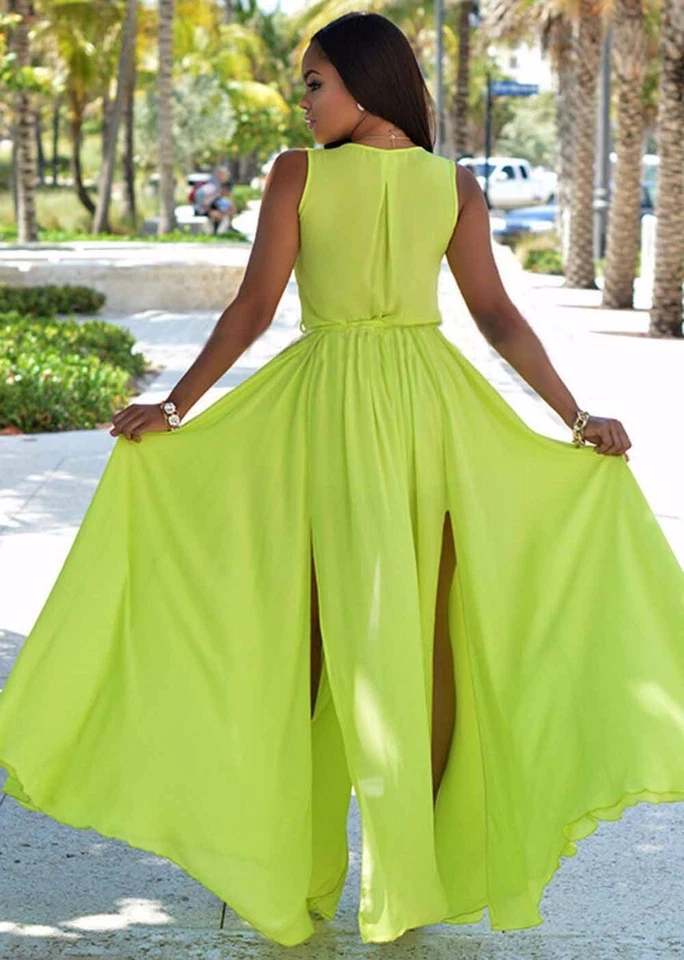 Custom Made To Order Self-Tie Waist Front A-Line Evening Dress plus 1x-10x Y879 - Image 4 of 4