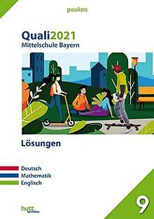 Quali 2021 - Mittelschule Bayern Lösungen: Deutsch,... | Buch | Zustand sehr gut - not specified