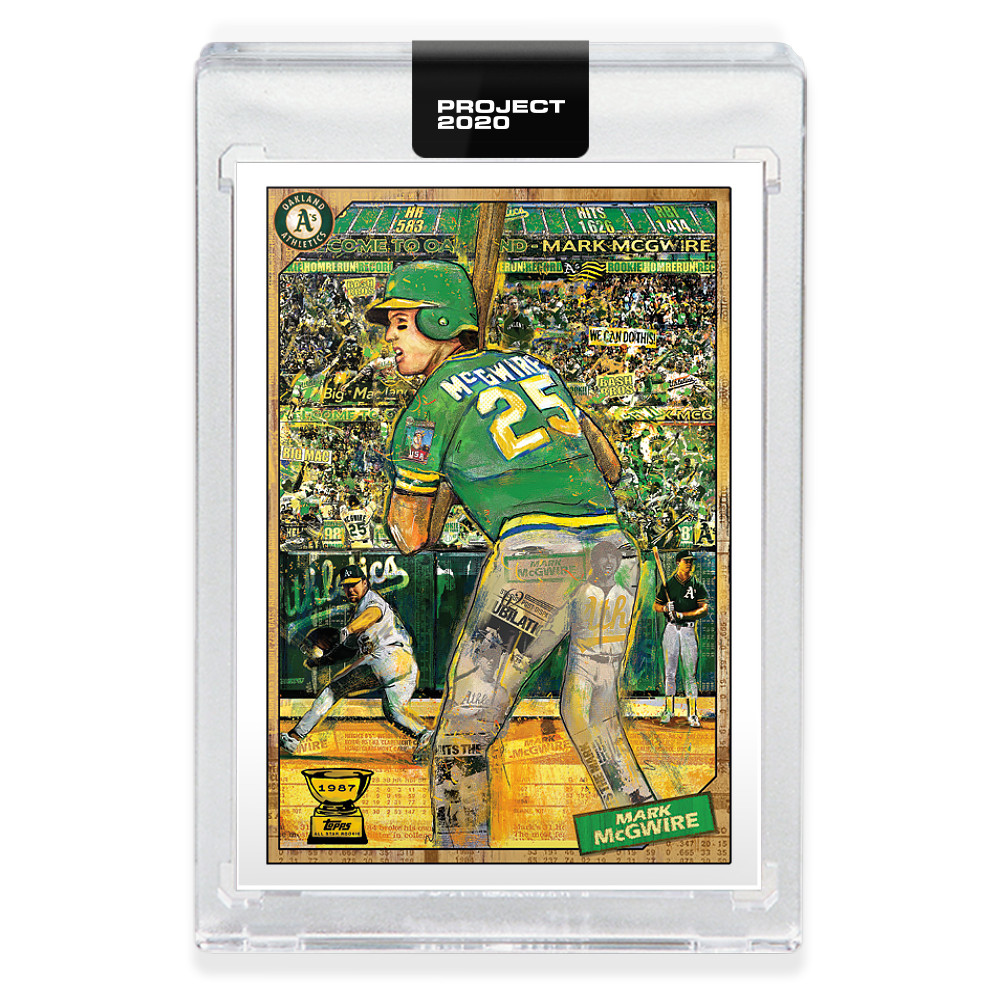 Topps Project 2020 Card #97 ~ 1987 MARK MCGWIRE by Andrew Thiele