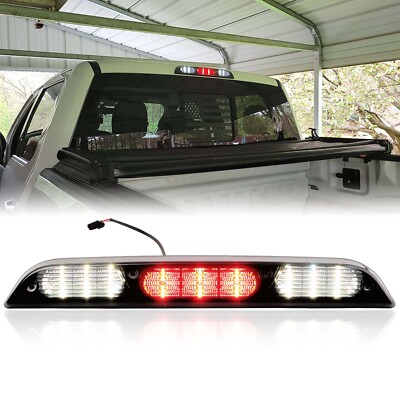 Smoked 3rd Tail Stop Rear Cargo Light for Ford F150 2015- 2021 Black Third Brake