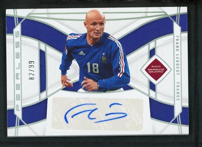 2022 FRANK LEBOEUF 82/99 AUTO PANINI NATIONAL TREASURES FIFA ROAD TO WORLD CUP