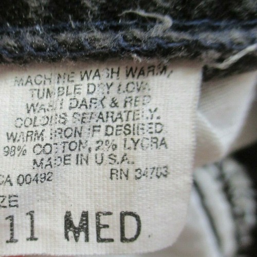 LEE BLACK DENIM JEANS - SIZE 11 MED - Picture 5 of 5