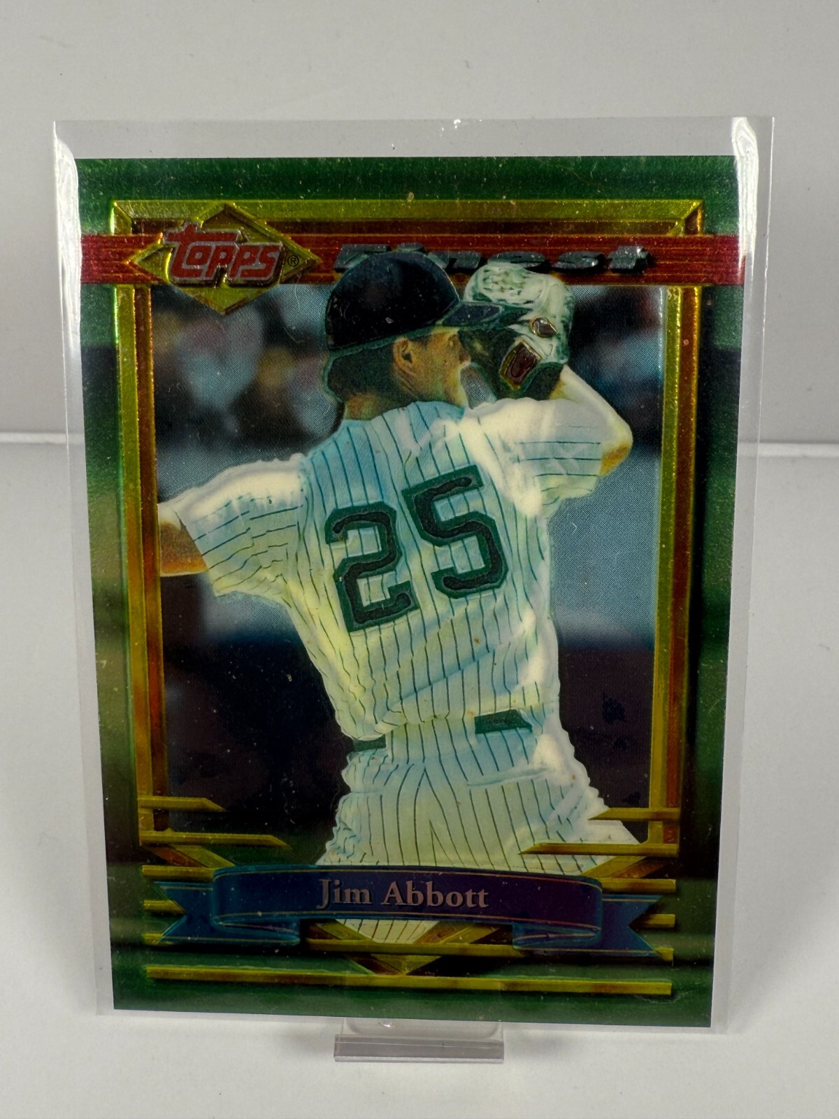 1994 Topps Finest - Jim Abbott #149 Pre-Production